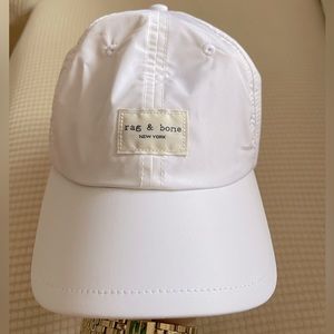 NEW, RAG & BONE ADDISON BASEBALL CAP! WHITE!